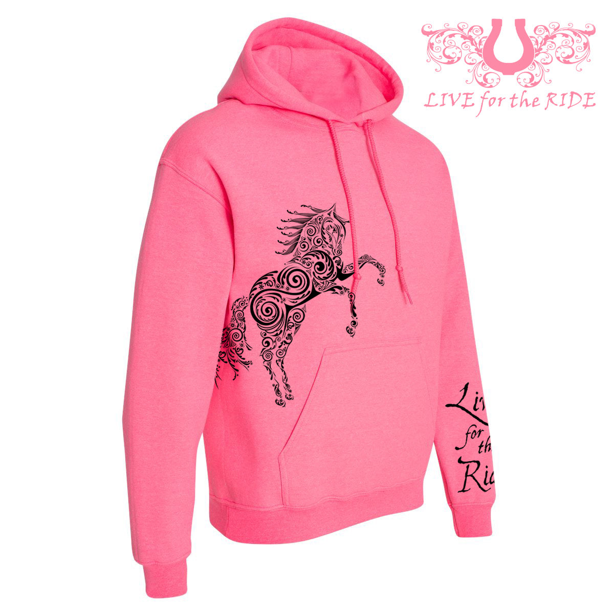 Paisley Horse Hoodie